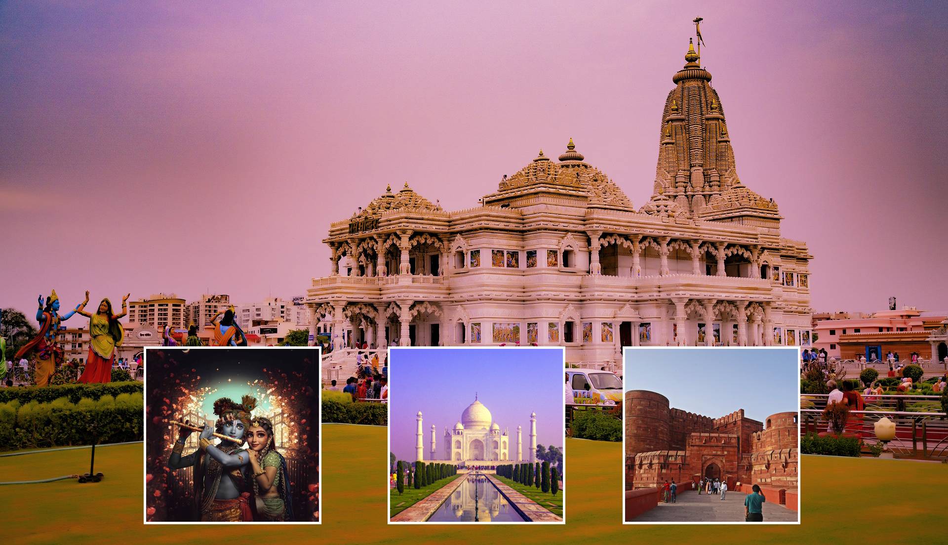 Delhi-Agra-Mathura-Vrindavan Tour